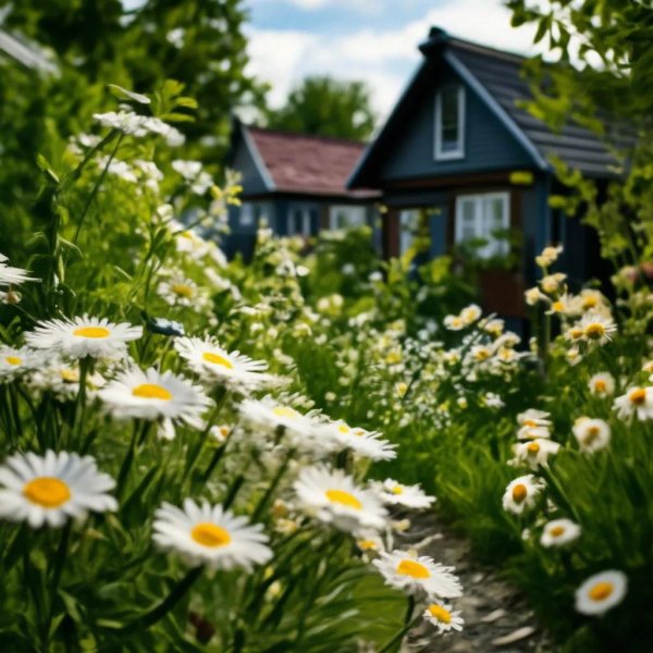 ромашковое поле