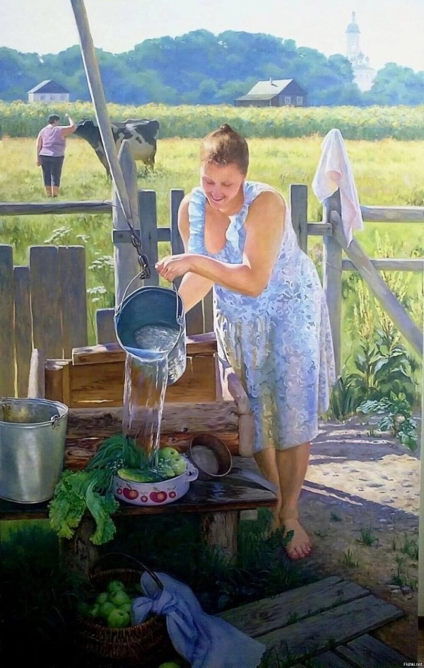 евгений балакшин художник летний полдень