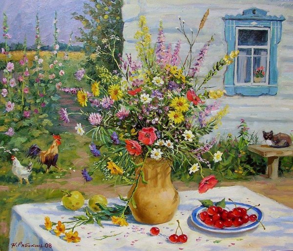 евгений муковнин пасхальный натюрморт