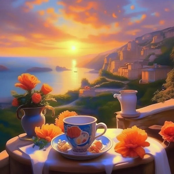 утреннее солнце