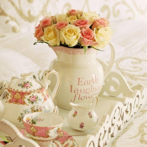 шебби шик чаепитие