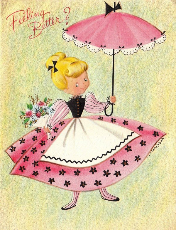 открытка винтажная