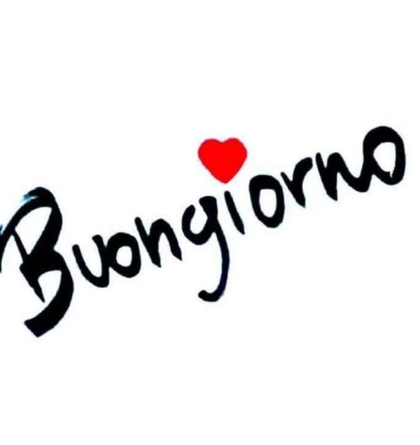 buongiorno amore mio