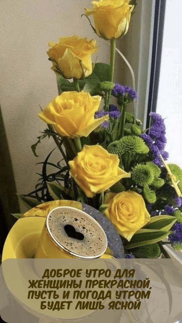 с добрым утром женщина