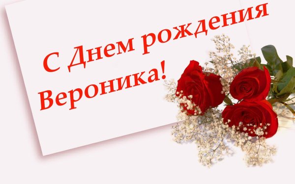 вероника с днем рождения