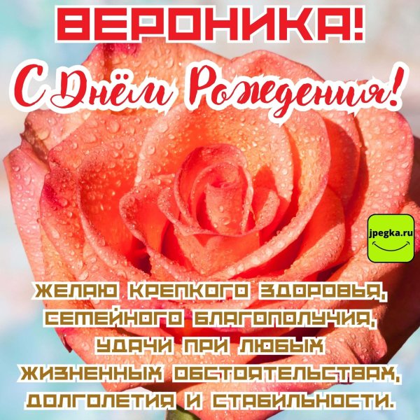 вероника с днем рождения