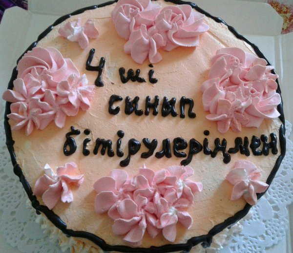 тортики с надписями