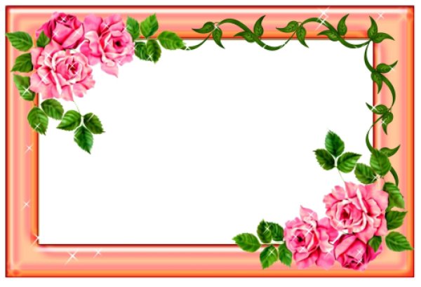 рамка цветами