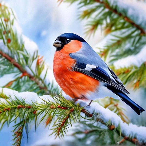 зимние птицы россии