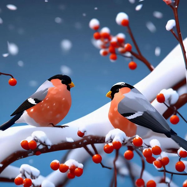 снегири пара
