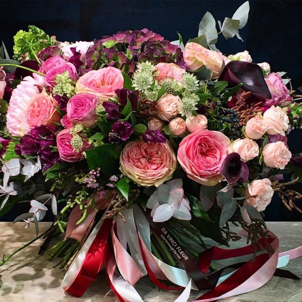 роскошные букеты цветов