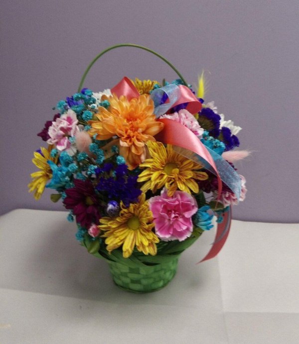 корзинка с цветами