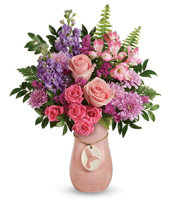 розовые букеты