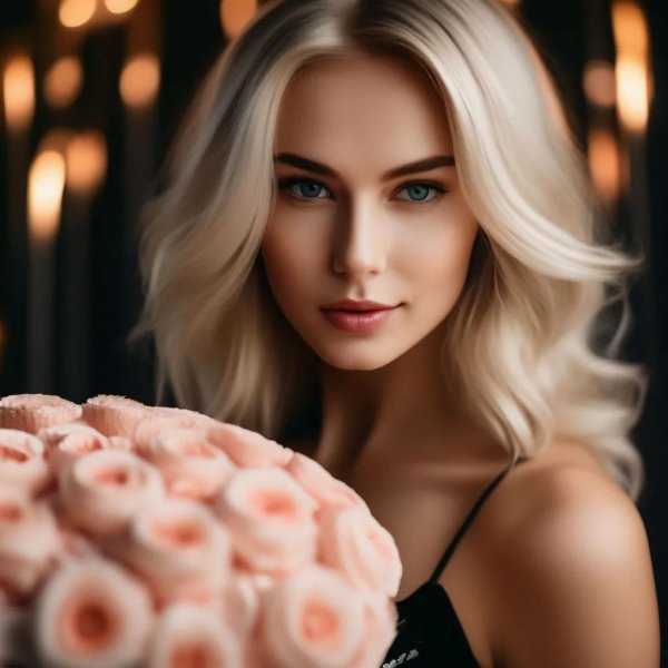 шикарная блондинка