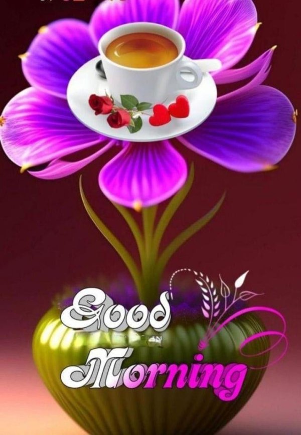 открытка чашечка кофе для настроения