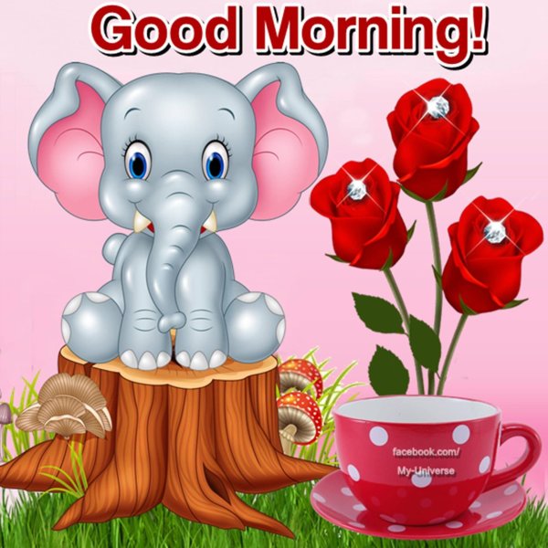 слон мультяшная