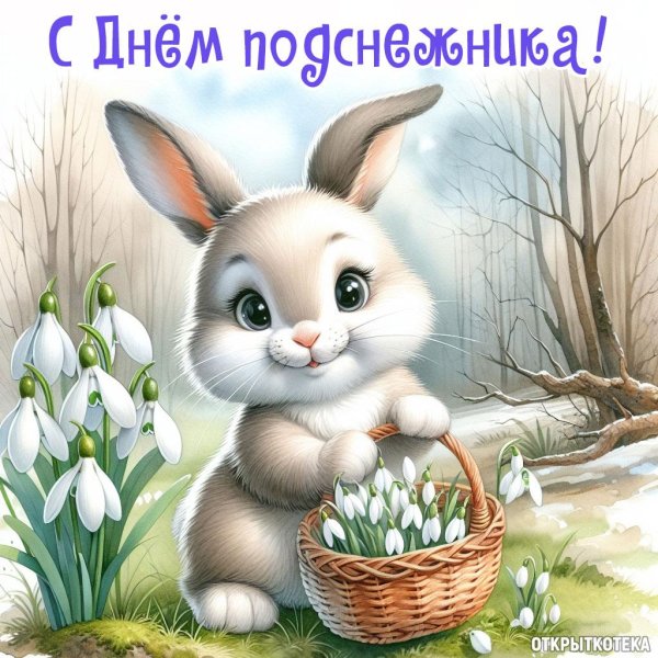 открытки заяц