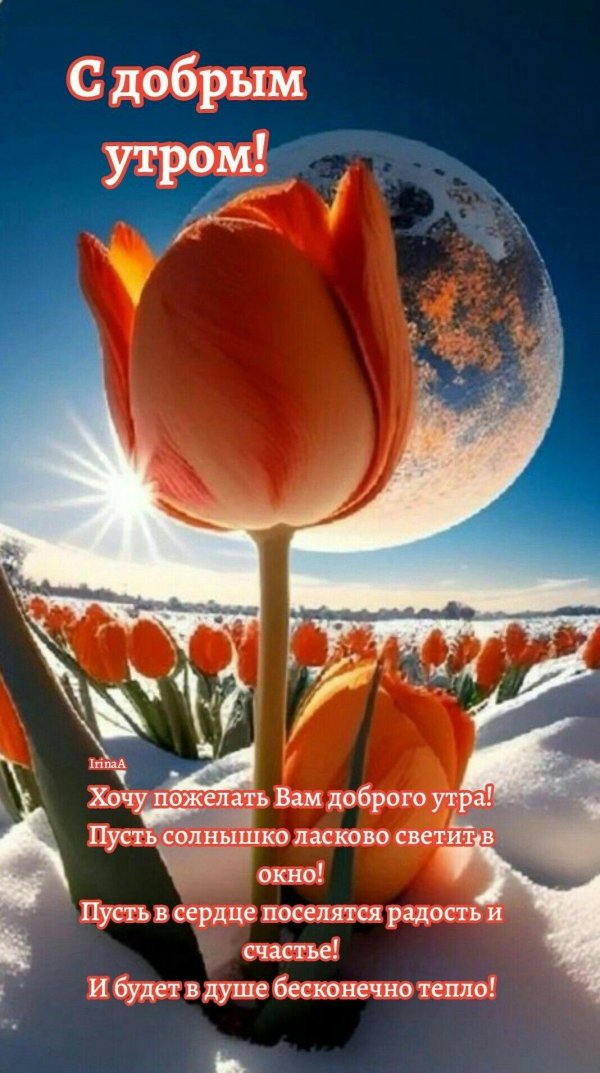 доброго утра весна