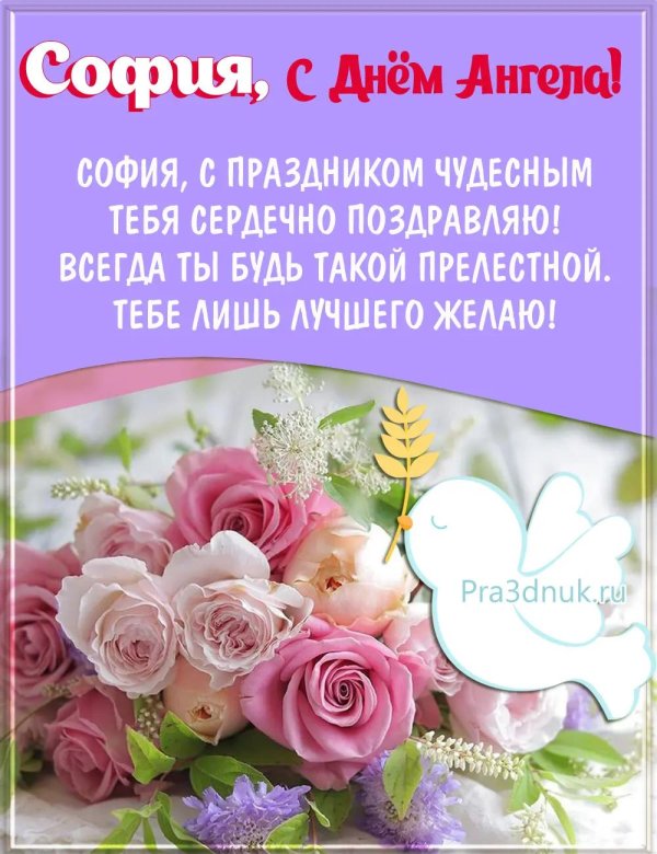 день ангела софии