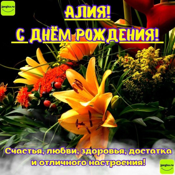 оригинальные красивые поздравления с днем рождения алии