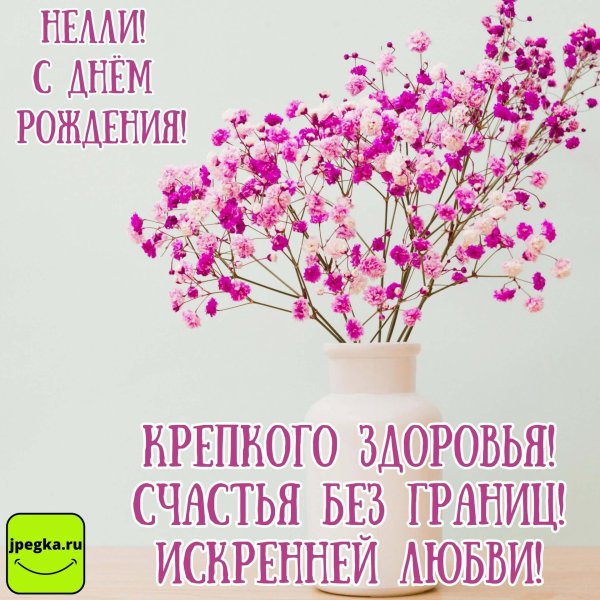 с днём рождения женщине нелли