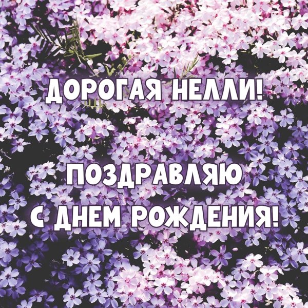 с днём рождения нелля