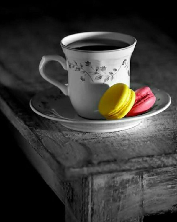 чёрно белое утро