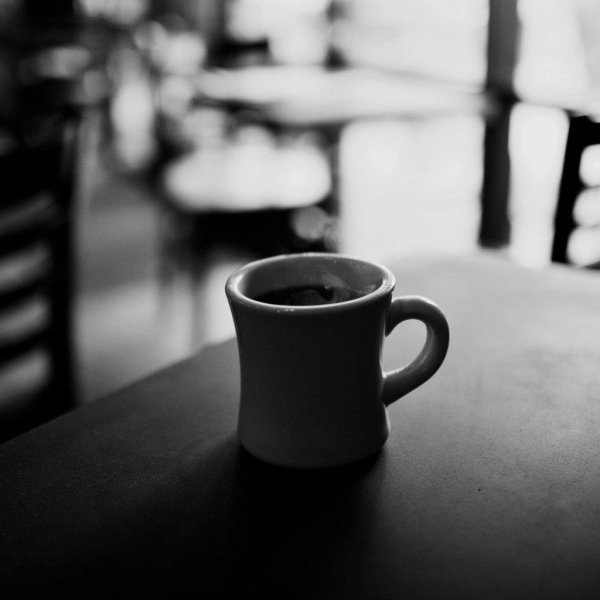 чёрно белое утро