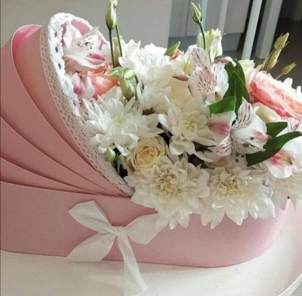 цветы на выписку