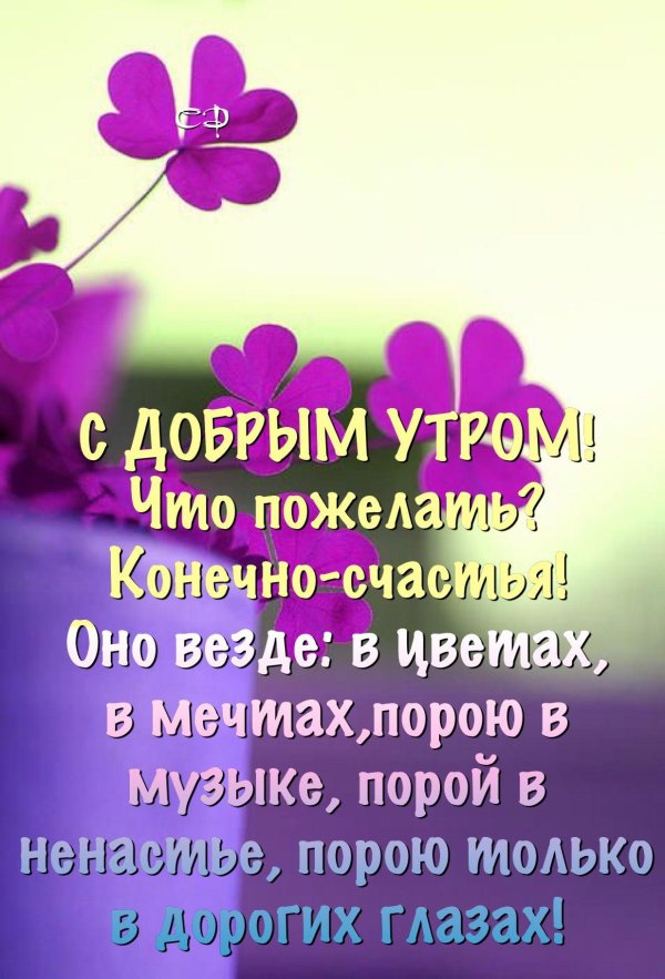 доброе утро со стихами