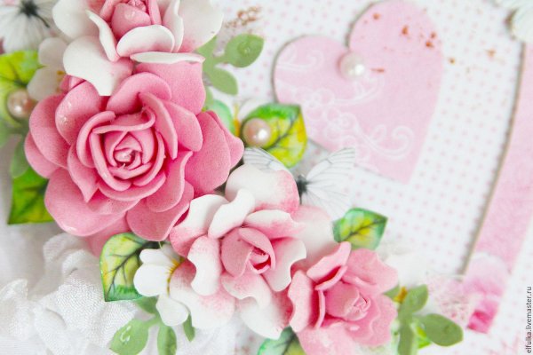 цветы для мамы открытка