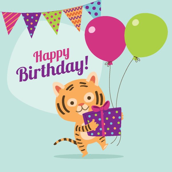 happy birthday tiger