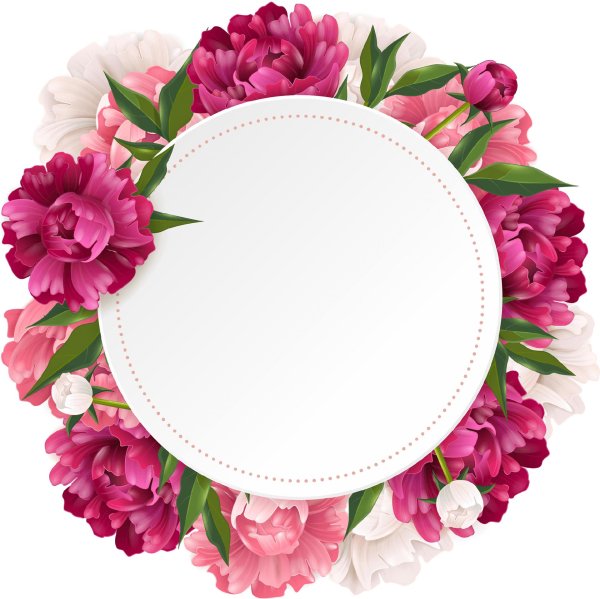 цветочная рамка
