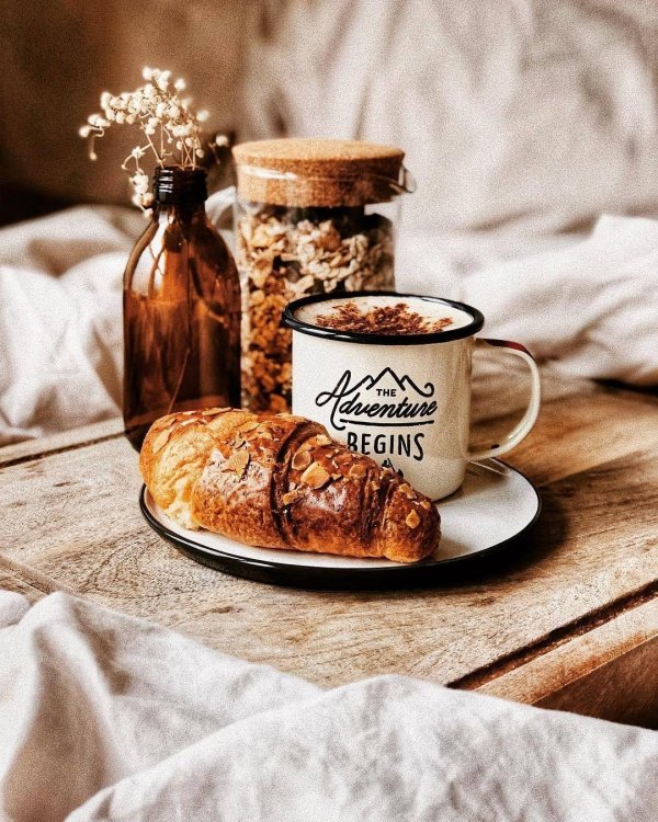 уютный завтрак