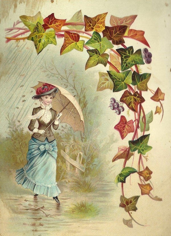 винтажная открытка