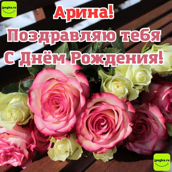 с днем рождения арина