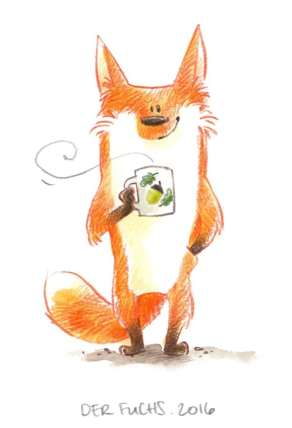 смешные лисы рисунки