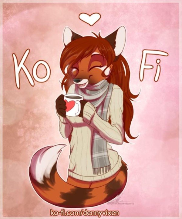 фурри красная панда девушка