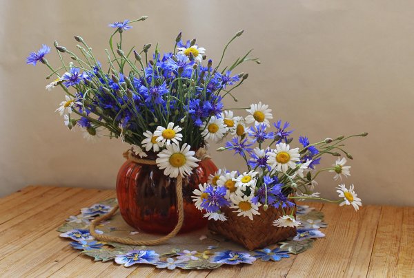 композиции с васильками