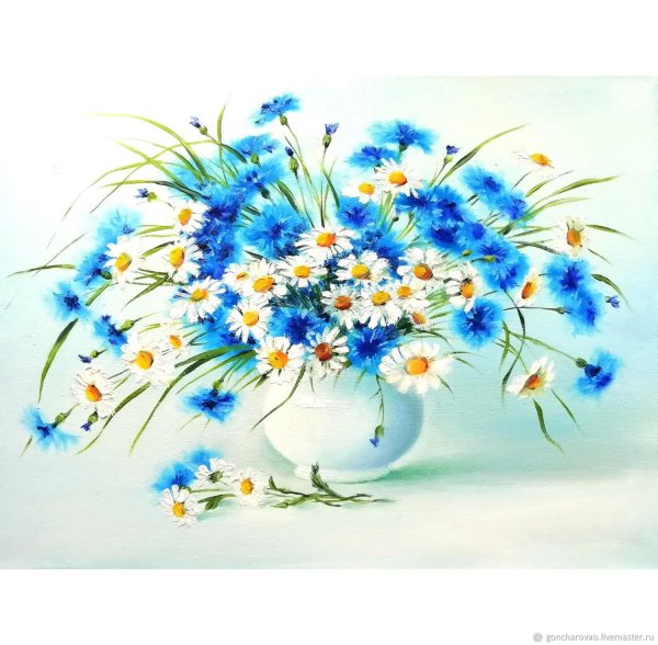 елена базанова акварель цветы