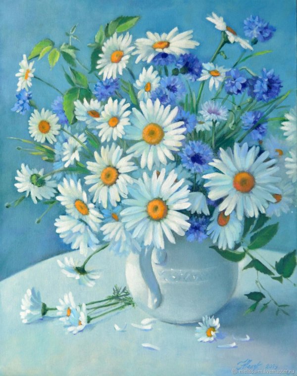 картины с ромашками