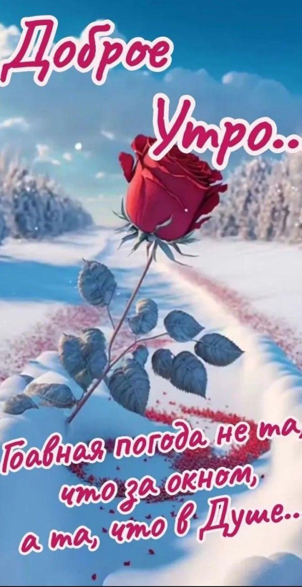 доброго утра зима