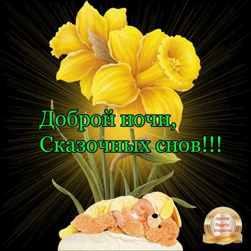 с добрым вечером и спокойной ночи