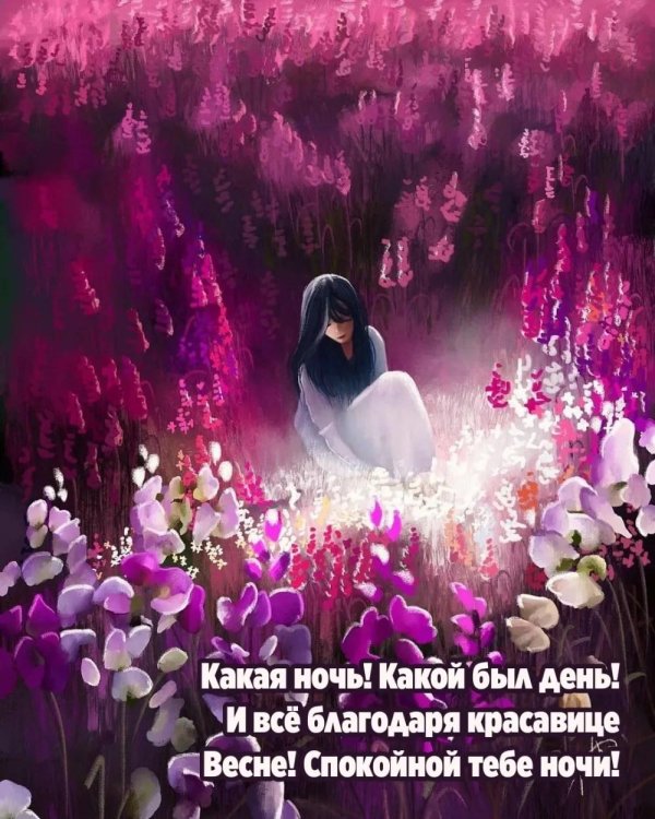 спокойной весенней ночи