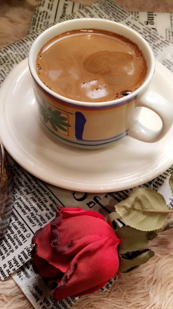 горячий кофе