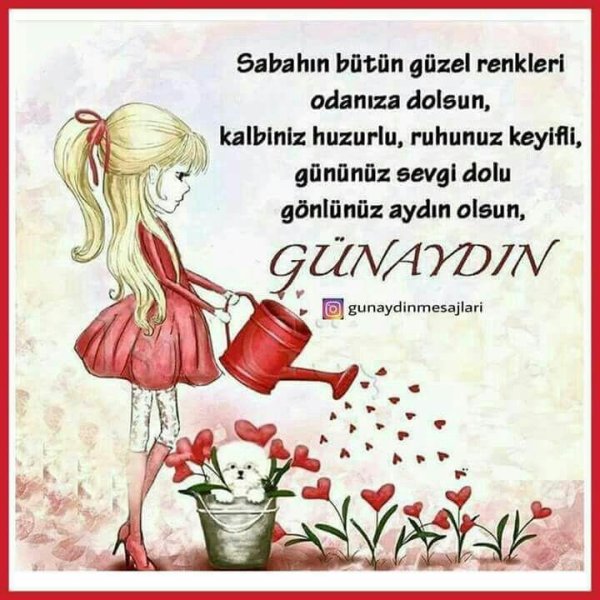 günaydin гюнайдын