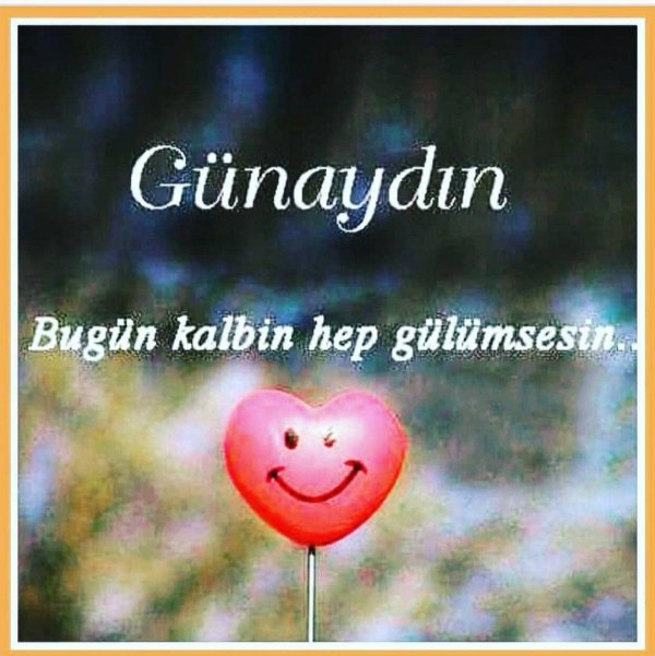 günaydın aşkım