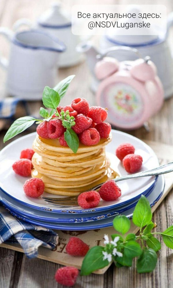 красивая подача панкейков