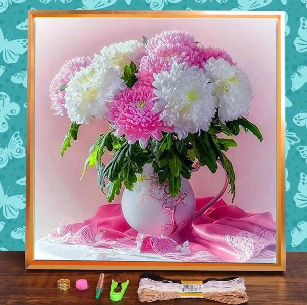 алмазная вышивка цветы