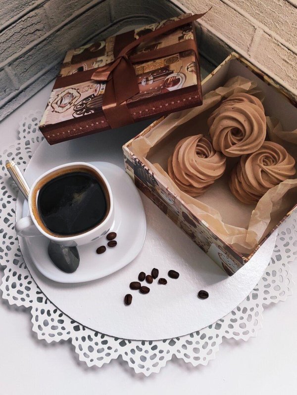 меренга кофейная